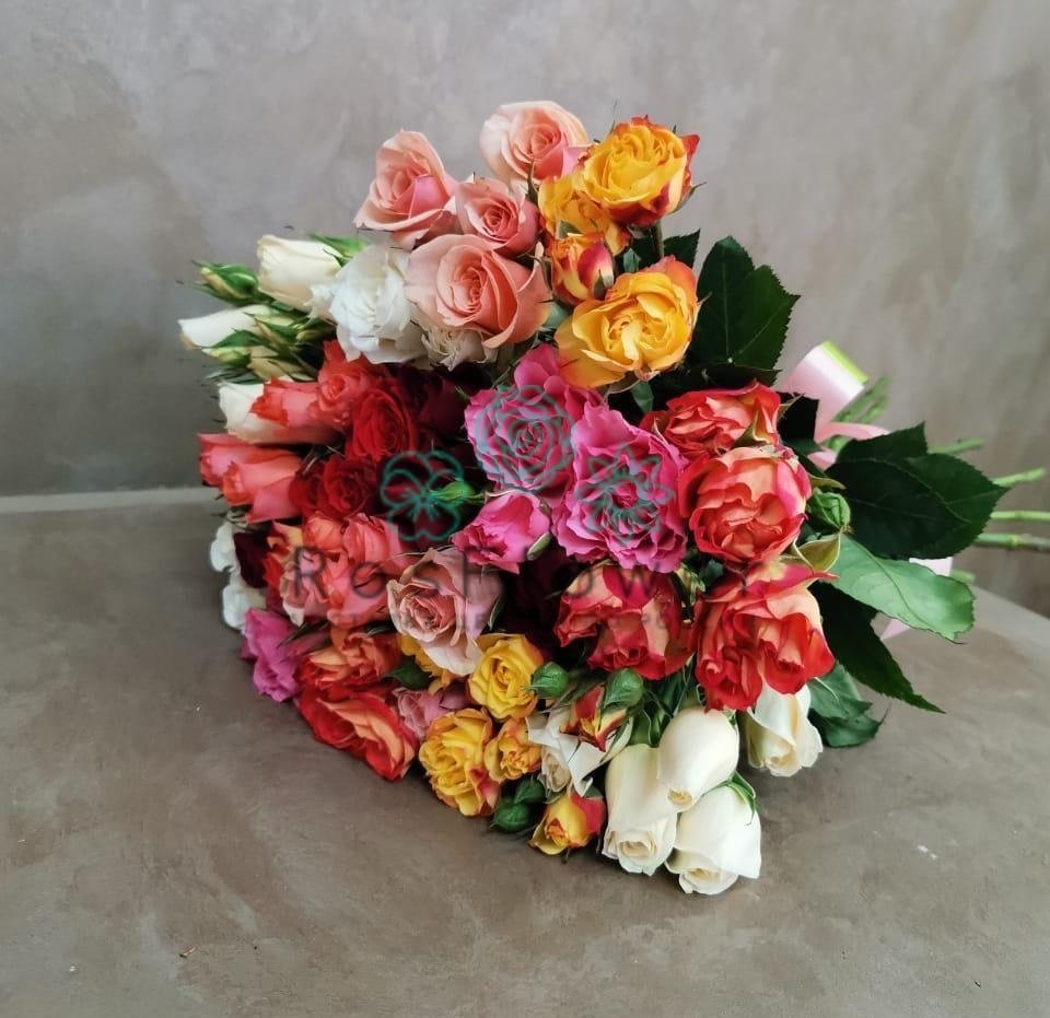 Букет цветов из: Розы в Тирлянский