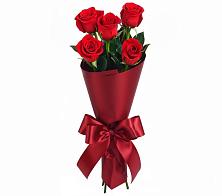 Букет 5 Красных роз Эдлесс Лав в Тирлянский