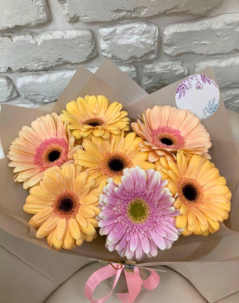 Букет цветов из: Герберы в Тирлянский