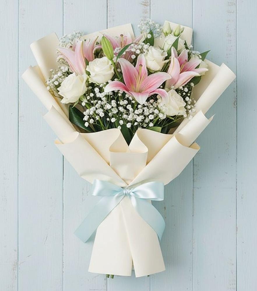 Букет цветов из: Лилии в Тирлянский