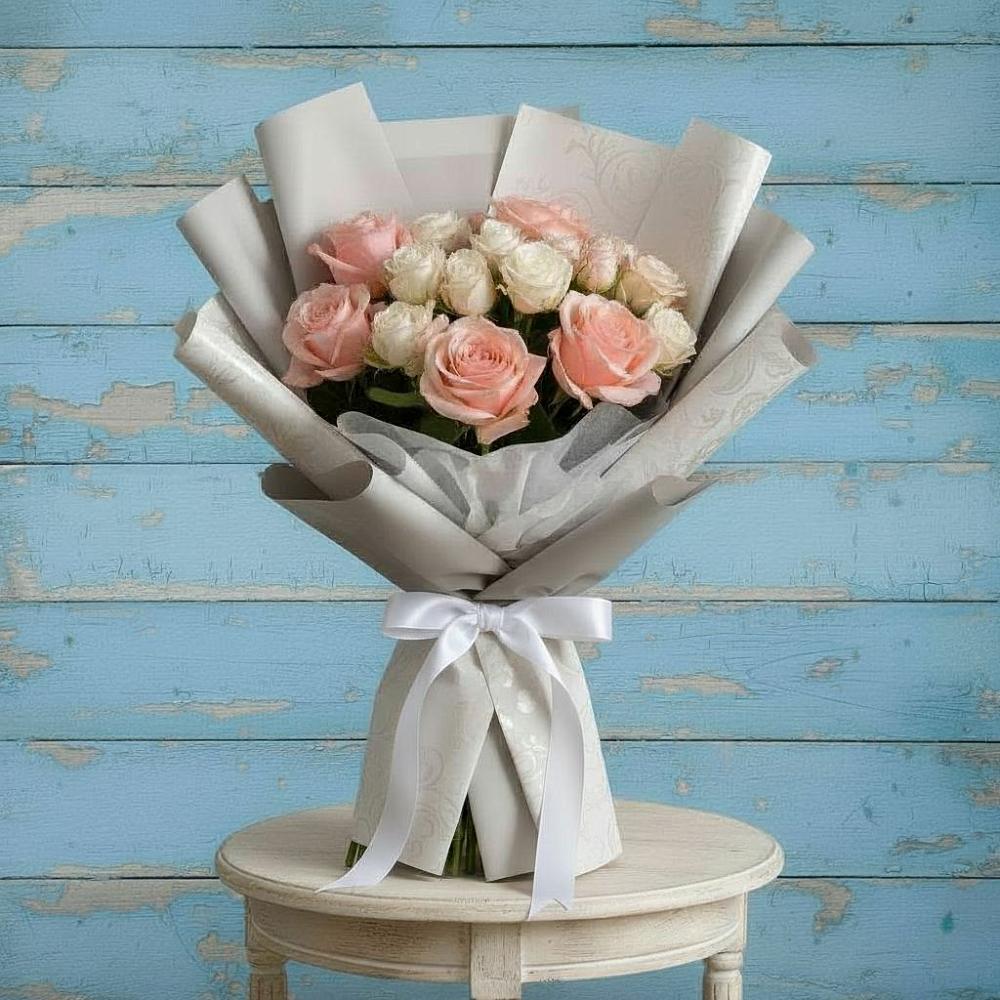 Букет цветов из: Розы в Тирлянский