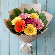 Букет цветов из:  Герберы #REPLACE_PRED# Тирлянский