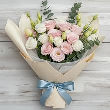 Букет цветов из:  Лизиантусы в Тирлянский