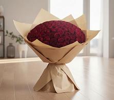 Букет 101 Красная роза в Тирлянский