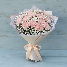 Букет цветов из:  Гвоздики в Тирлянский