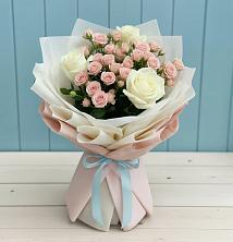 Букет цветов из:  Розы в Тирлянский