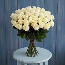 Букет 51 Белая роза Эдлесс Лав #REPLACE_PRED# Тирлянский