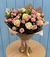 Букет цветов из:  Розы в Тирлянский