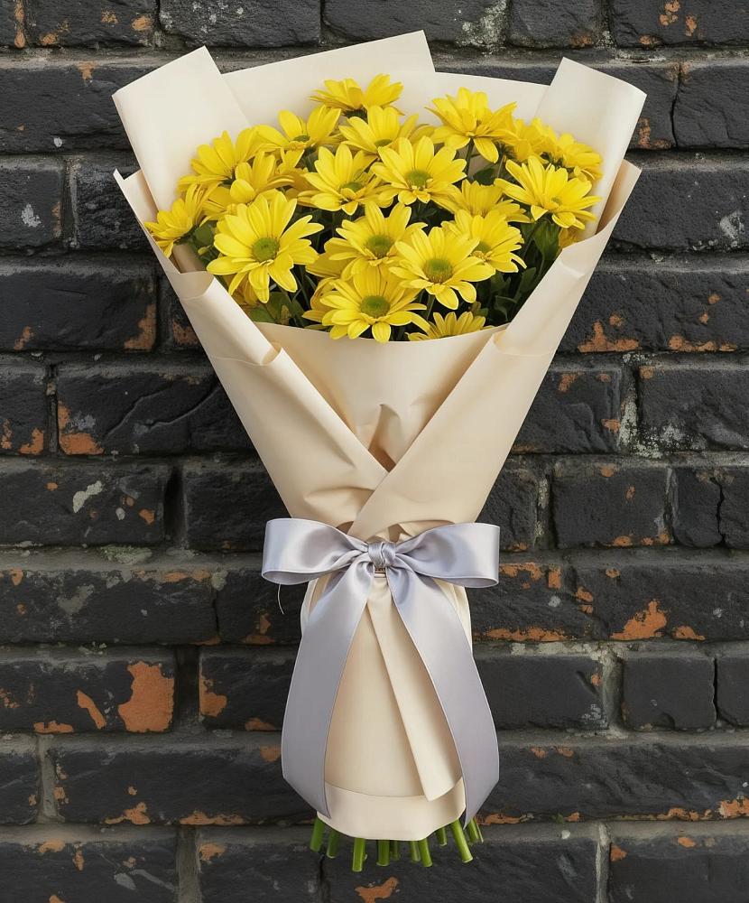 Букет цветов из: Хризантемы в Тирлянский