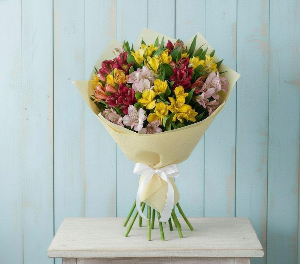 Букет цветов из: Альстромерии в Тирлянский