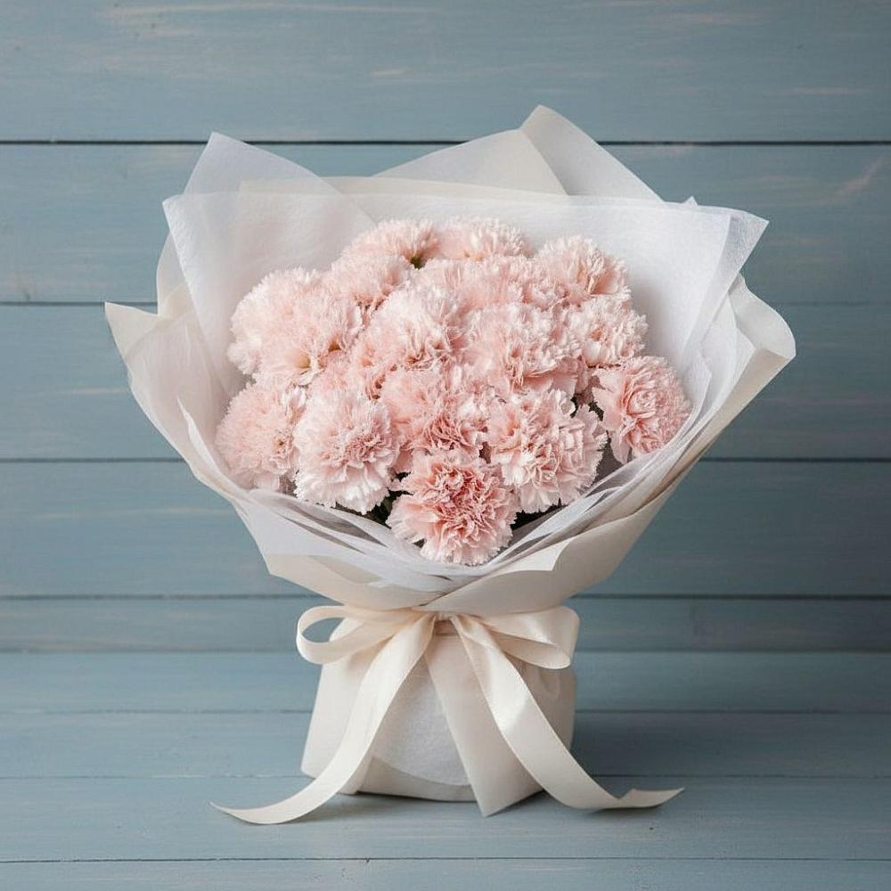 Букет цветов из: Гвоздики в Тирлянский