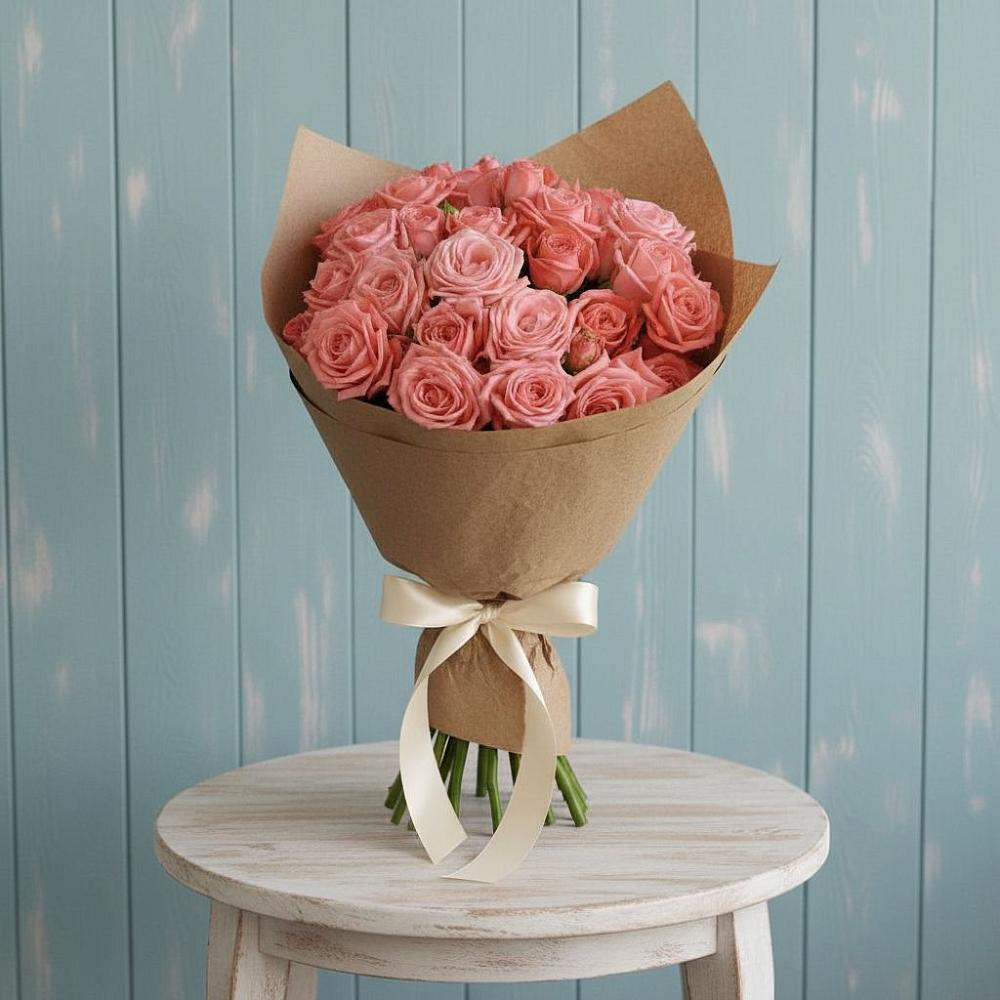 Букет цветов из: Розы в Тирлянский