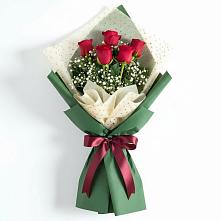 Букет цветов из:  Розы в Тирлянский