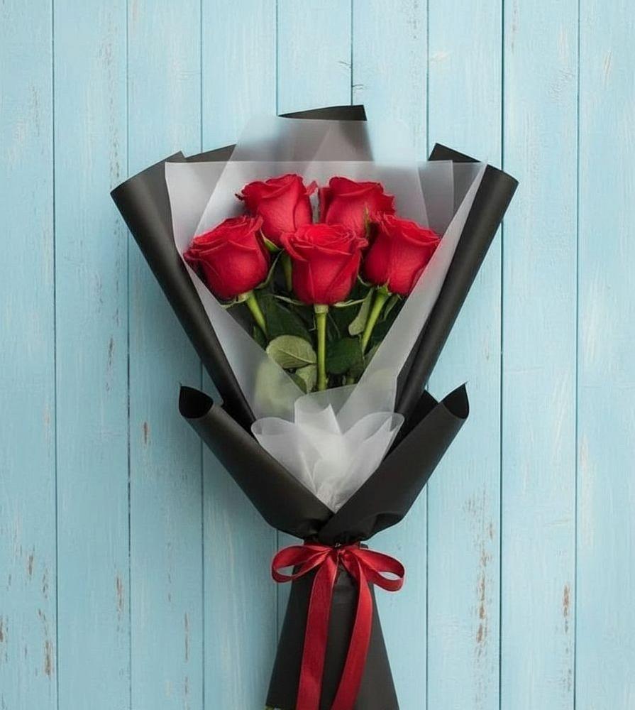 Букет цветов из: Розы в Тирлянский